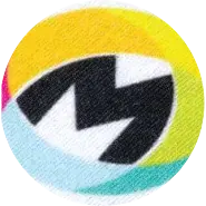 Colorful printed logo on a t-shirt